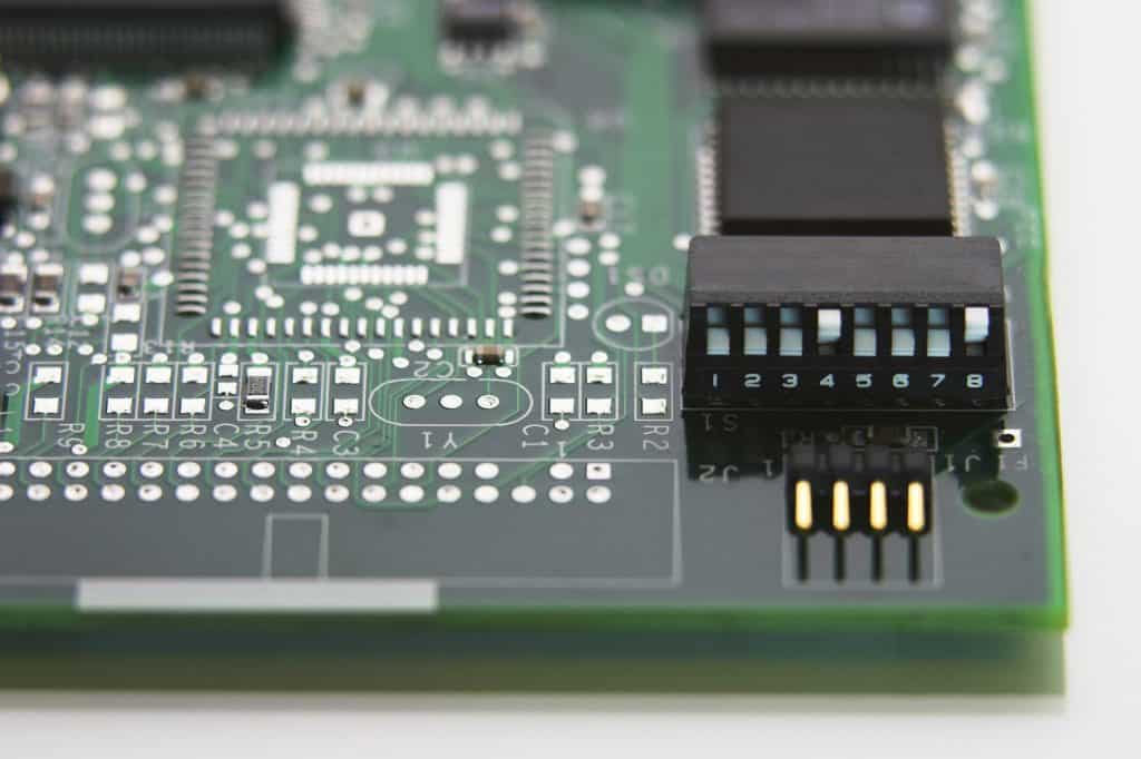 Microchip zoomed view